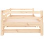 Trundle sofa bed solid pine wood 90x190 cm by , Beds and slatted bases - Ref: Foro24-840135, Price: 151,27 €, Discount: %