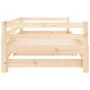 Trundle sofa bed solid pine wood 90x190 cm by , Beds and slatted bases - Ref: Foro24-840135, Price: 148,09 €, Discount: %
