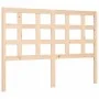 Doppelbettgestell mit Kopfteil aus Massivholz von , Betten und Lattenroste - Ref: Foro24-3192076, Preis: 136,09 €, Rabatt: %