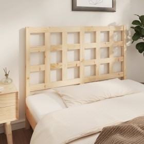 Bettkopfteil aus massivem Kiefernholz, 140,5 x 4 x 100 cm von , Kopf- und Fußteile - Ref: Foro24-817885, Preis: 49,15 €, Raba...