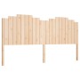 Bettkopfteil aus massivem Kiefernholz, 206 x 4 x 110 cm von , Kopf- und Fußteile - Ref: Foro24-818490, Preis: 90,23 €, Rabatt: %
