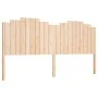 Bettkopfteil aus massivem Kiefernholz, 206 x 4 x 110 cm von , Kopf- und Fußteile - Ref: Foro24-818490, Preis: 88,94 €, Rabatt: %