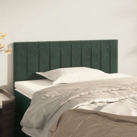 Kopfteil aus dunkelgrünem Samt, 80 x 5 x 78/88 cm von , Kopf- und Fußteile - Ref: Foro24-346211, Preis: 30,18 €, Rabatt: %