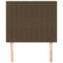 Kopfteile 2 Einheiten aus dunkelbraunem Stoff 80x5x78/88 cm von , Kopf- und Fußteile - Ref: Foro24-3116547, Preis: 53,89 €, R...
