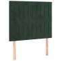 Kopfteile 2 Einheiten aus dunkelgrünem Samt 80x5x78/88 cm von , Kopf- und Fußteile - Ref: Foro24-3116603, Preis: 66,55 €, Rab...