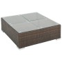 8-teiliges Gartenmöbel-Set und braune synthetische Rattankissen von vidaXL, Gartensets - Ref: Foro24-44609, Preis: 847,16 €, ...