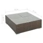 8-piece garden furniture set and brown synthetic rattan cushions by vidaXL, Garden sets - Ref: Foro24-44609, Price: 831,51 €,...