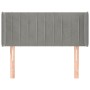 Hellgraues Samtkopfteil 83x16x78/88 cm von , Kopf- und Fußteile - Ref: Foro24-3119036, Preis: 47,12 €, Rabatt: %
