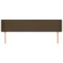 Dark gray fabric headboard 163x16x78/88 cm by , Headboards and footboards - Ref: Foro24-3119015, Price: 62,15 €, Discount: %