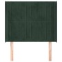 Kopfteil mit dunkelgrünen Samtohren 93x16x118/128 cm von , Kopf- und Fußteile - Ref: Foro24-3119857, Preis: 88,85 €, Rabatt: %