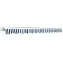 Folding manual-operated awning, 450 cm, blue and white. by vidaXL, Awnings - Ref: Foro24-275565, Price: 381,19 €, Discount: %
