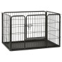 Welpen-Hundegehege aus Stahl, 91,5 x 59 x 61 cm von vidaXL, Hundehütten und Zäune - Ref: Foro24-170575, Preis: 112,15 €, Raba...