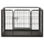 Welpen-Hundegehege aus Stahl, 91,5 x 59 x 61 cm von vidaXL, Hundehütten und Zäune - Ref: Foro24-170575, Preis: 112,15 €, Raba...