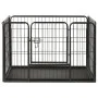 Welpen-Hundegehege aus Stahl, 91,5 x 59 x 61 cm von vidaXL, Hundehütten und Zäune - Ref: Foro24-170575, Preis: 109,80 €, Raba...