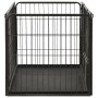 Welpen-Hundegehege aus Stahl, 91,5 x 59 x 61 cm von vidaXL, Hundehütten und Zäune - Ref: Foro24-170575, Preis: 112,15 €, Raba...