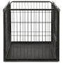 Welpen-Hundegehege aus Stahl, 91,5 x 59 x 61 cm von vidaXL, Hundehütten und Zäune - Ref: Foro24-170575, Preis: 109,80 €, Raba...