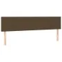 Box spring bed with LED mattress dark brown fabric 160x200 cm by , Beds and slatted bases - Ref: Foro24-3133888, Price: 471,8...