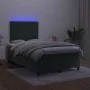 Boxspringbett mit Matratze und LED-Samt in Dunkelgrün, 120 x 200 cm von , Betten und Lattenroste - Ref: Foro24-3136236, Preis...