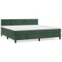 Boxspringbett mit dunkelgrüner Samtmatratze 200x200 cm von , Betten und Lattenroste - Ref: Foro24-3141446, Preis: 600,01 €, R...