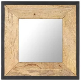 Solid mango wood mirror 50x50 cm by , Mirrors - Ref: Foro24-321629, Price: 67,65 €, Discount: %