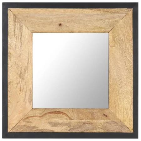 Spiegel aus massivem Mangoholz 50x50 cm von , Spiegel - Ref: Foro24-321629, Preis: 67,65 €, Rabatt: %