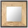 Solid mango wood mirror 50x50 cm by , Mirrors - Ref: Foro24-321629, Price: 67,65 €, Discount: %