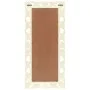 Handgeschnitzter Spiegel massives Mangoholz weiß 110x50 cm von , Spiegel - Ref: Foro24-321643, Preis: 129,28 €, Rabatt: %
