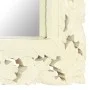 Handgeschnitzter Spiegel massives Mangoholz weiß 110x50 cm von , Spiegel - Ref: Foro24-321643, Preis: 129,28 €, Rabatt: %