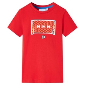 Camiseta infantil rojo 116