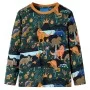 Dark green long-sleeved children's pajamas size 92 by , Children's pajamas - Ref: Foro24-13364, Price: 13,98 €, Discount: %