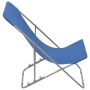 Klappbare Strandkörbe 2 Einheiten aus Stahl und blauem Oxford-Stoff von vidaXL, Gartenstühle - Ref: Foro24-44358, Preis: 77,7...