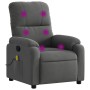 Verstellbarer Massagesessel dunkelgrauer Mikrofaserstoff von , Sessel - Ref: Foro24-373458, Preis: 286,06 €, Rabatt: %
