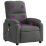 Verstellbarer Massagesessel dunkelgrauer Mikrofaserstoff von , Sessel - Ref: Foro24-373458, Preis: 292,28 €, Rabatt: %