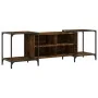 Engineered wood TV stand in smoked oak, 153x37x50 cm by , TV Furniture - Ref: Foro24-837604, Price: 72,09 €, Discount: %