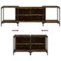 Engineered wood TV stand in smoked oak, 153x37x50 cm by , TV Furniture - Ref: Foro24-837604, Price: 72,09 €, Discount: %