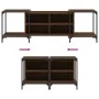Engineered wood TV stand in brown oak color, 153x37x50 cm by , TV Furniture - Ref: Foro24-837606, Price: 73,75 €, Discount: %