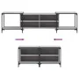 TV stand made of Sonoma gray engineered wood 203x37x50 cm by , TV Furniture - Ref: Foro24-837610, Price: 83,89 €, Discount: %