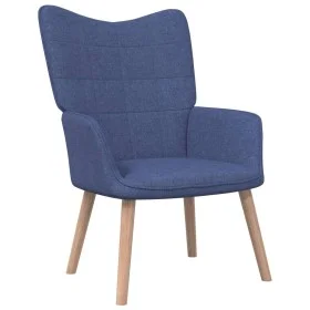 Sillón de relax de tela azul de , Sillones - Ref: Foro24-327923, Precio: 104,31 €, Descuento: %
