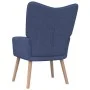 Blue fabric relaxation armchair by , Armchairs - Ref: Foro24-327923, Price: 104,31 €, Discount: %