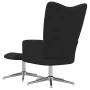 Relaxation chair with black velvet footrest by , Armchairs - Ref: Foro24-328134, Price: 164,56 €, Discount: %