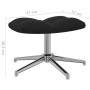 Silla de relajación con reposapiés terciopelo negro de , Sillones - Ref: Foro24-328134, Precio: 144,80 €, Descuento: %