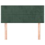 Dunkelgrünes Samtkopfteil 100x5x78/88 cm von , Kopf- und Fußteile - Ref: Foro24-346043, Preis: 41,16 €, Rabatt: %