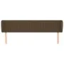 Kopfteil aus dunkelgrauem Stoff, 163 x 23 x 78/88 cm von , Kopf- und Fußteile - Ref: Foro24-3117391, Preis: 65,57 €, Rabatt: %