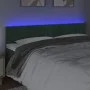Cabecero con LED de terciopelo verde oscuro 200x5x78/88 cm de , Cabeceros y pies de cama - Ref: Foro24-3121919, Precio: 77,28...