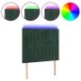 Cabecero con luces LED terciopelo verde oscuro 80x5x118/128 cm de , Cabeceros y pies de cama - Ref: Foro24-3122695, Precio: 7...