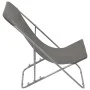 Klappbare Strandstühle 2 Einheiten aus Stahl und grauem Oxford-Stoff von vidaXL, Gartenstühle - Ref: Foro24-44361, Preis: 64,...