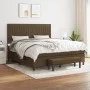 Boxspringbett mit dunkelbrauner Stoffmatratze 180x200 cm von , Betten und Lattenroste - Ref: Foro24-3136776, Preis: 617,31 €,...