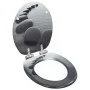 WC toilet seat with soft-closing lid MDF stone design by vidaXL, Toilet and bidet seats - Ref: Foro24-143928, Price: 45,65 €,...