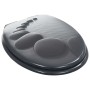 WC toilet seat with soft-closing lid MDF stone design by vidaXL, Toilet and bidet seats - Ref: Foro24-143928, Price: 46,51 €,...
