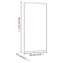 Rectangular glass wall mirror 30x60 cm by , Mirrors - Ref: Foro24-350443, Price: 44,44 €, Discount: %